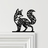 Door Topper Floral Pattern Fox Various Colours Top Of Door Frame Decorative Sign