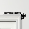 Door Topper Ghost Happy Halloween Decor Various Colours Decorative Sign