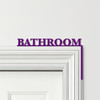 Door Topper Bathroom Decor Decor Various Colours Top Of Door Frame Decor Sign Door Topper Bathroom Decor Decor Various Colours Top Of Door Frame Decor Sign