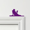 Door Topper Girl Reading Book Various Colours Top Of Door Frame Decorative Sign