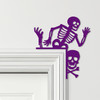 Door Topper Halloween Decor Skeletons Various Colours Decorative Sign