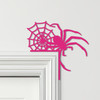 Door Topper Halloween Decor Spider Web Various Colours Decorative Sign