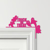 Door Topper Halloween Decor Trick Or Treat Ghosts Various Colours Decor Sign