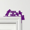 Door Topper Halloween Decor Trick Or Treat Ghosts Various Colours Decor Sign