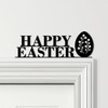 Door Topper Happy Easter Decor Floral Egg Various Colours Decorative Sign