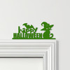 Door Topper Happy Halloween Decor Cat Bat Various Colours Decorative Sign
