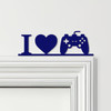 Door Topper I Love Gaming Controller Kids Room Decor Various Colours Decor Sign
