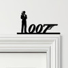 Door Topper James Bond 007 Various Colours Top Of Door Frame Decorative Sign