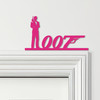 Door Topper James Bond 007 Various Colours Top Of Door Frame Decorative Sign