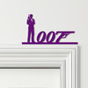 Door Topper James Bond 007 Various Colours Top Of Door Frame Decorative Sign