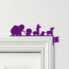 Door Topper Kids Room Decor Cute Safari Animals Various Colours Decorative Sign