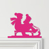 Door Topper Sleighing Christmas Decor Various Colours Decorative Sign