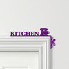Door Topper Kitchen Decor Cake Mixer & Tools Various Colours Frame Decor Sign