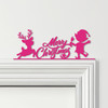 Door Topper Merry Christmas Decor Elf Reindeer Various Colours Decorative Sign