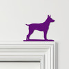Door Topper Miniature Pinscher Dog Various Colours Top Of Door Decorative Sign