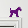 Door Topper Miniature Schnauzer Dog Various Colours Top Of Door Decorative Sign