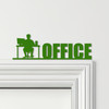 Door Topper Office Decor Lettering Desk Man Various Colours Frame Decor Sign
