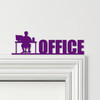 Door Topper Office Decor Lettering Desk Man Various Colours Frame Decor Sign