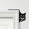 Door Topper Peeking Cat Various Colours Top Of Door Frame Decorative Sign