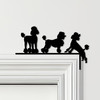 Door Topper Poodle Dog Various Colours Top Of Door Frame Decorative Sign