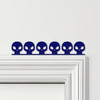 Door Topper Skulls Gothic Halloween Decor Various Colours Decorative Sign