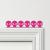 Door Topper Skulls Gothic Halloween Decor Various Colours Decorative Sign