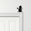 Door Topper Snowman Smiling Christmas Decor Various Colours Frame Decor Sign