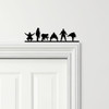 Door Topper Sumo Fighters Various Colours Top Of Door Frame Decorative Sign