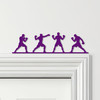 Door Topper Boxer Silhouettes Boxing Various Colours Top Of Door Decorative Sign