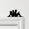 Door Topper Boys Reading Books Various Colours Top Of Door Frame Decorative Sign