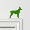 Door Topper Toy Fox Terrier Dog Various Colours Top Of Door Frame Decor Sign