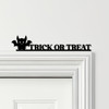 Door Topper Trick Or Treat Cute Bat Halloween Decor Various Colours Decor Sign