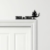 Door Topper Trick Or Treat Haunted House Halloween Decor Various Colours Sign