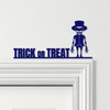 Door Topper Trick Or Treat Skeleton Halloween Decor Various Colours Decor Sign