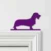 Door Topper Wirehaired Dachshund Dog Various Colours Top Of Door Decorative Sign