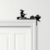 Door Topper Witch Broom Pumpkin Ghost Halloween Decor Various Colours Decor Sign Door Topper Witch Broom Pumpkin Ghost Halloween Decor Various Colours Decor Sign