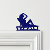 Door Topper Woman Sunbathing Various Colours Top Of Door Frame Decorative Sign