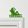 Door Topper Woman Sunbathing Various Colours Top Of Door Frame Decorative Sign