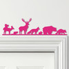 Door Topper Woodland Animals Kids Room Decor Various Colours Frame Decor Sign