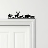 Door Topper Woodland Animals Kids Room Decor Various Colours Frame Decor Sign