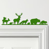 Door Topper Woodland Animals Kids Room Decor Various Colours Frame Decor Sign