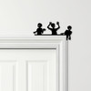 Door Topper Zombies Scary Halloween Decor Various Colours Decorative Sign