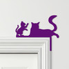 Door Topper Cat With Kitten Various Colours Top Of Door Frame Decorative Sign