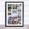 Photo Collage 100th Birthday Custom Gift For Uncle 10-Photo Print Or Canvas