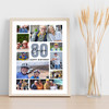 Photo Collage 80th Birthday Custom Gift For Cousin 10-Photo Print Or Canvas