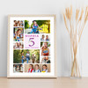 Photo Collage Kids Birthday Gift For Girls Any Age 10-Photo Print Or Canvas