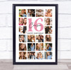 Photo Collage 16th Birthday Custom Gift For Cousin 20-Photo Print Or Canvas