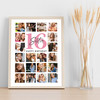 Photo Collage 16th Birthday Custom Gift For Sister 20-Photo Print Or Canvas