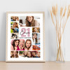 Photo Collage 21st Birthday Custom Gift For Cousin 10-Photo Print Or Canvas