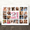 Photo Collage 21st Birthday Gift For Sister-In-Law 20-Photo Print Or Canvas